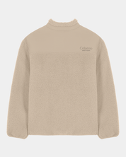 Embroidered sherpa