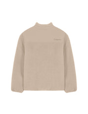 Embroidered sherpa